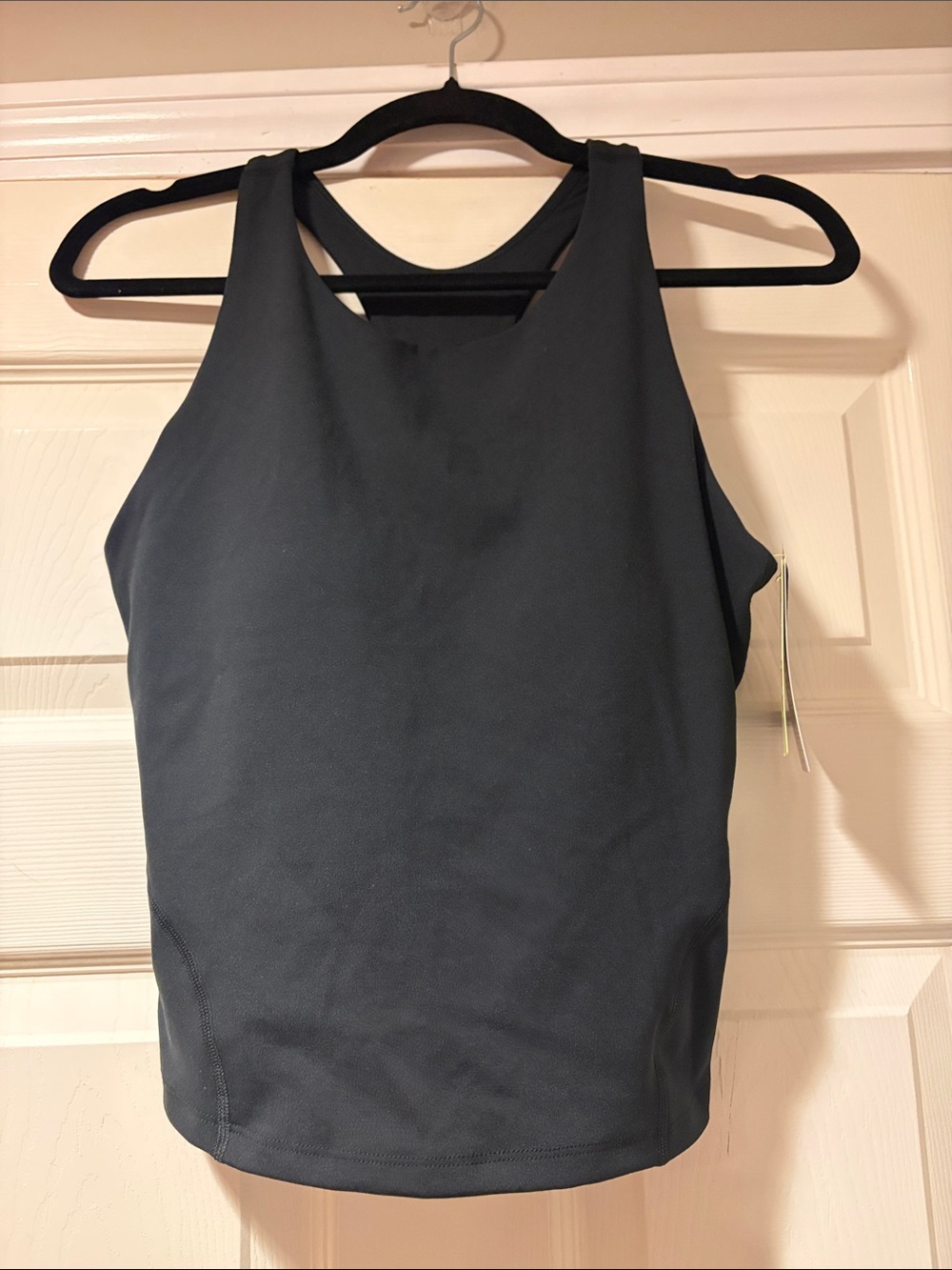 all in motion Black High-Neck Athletic Tank